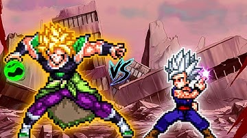 Broly DBS (Inseph) (New) VS Gohan Beast (New)in Jump Force Mugen😑