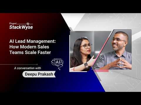 How AI Agents Cut Sales Lead Response Time: Insights from Deepu Prakash | Fingent StackWyse