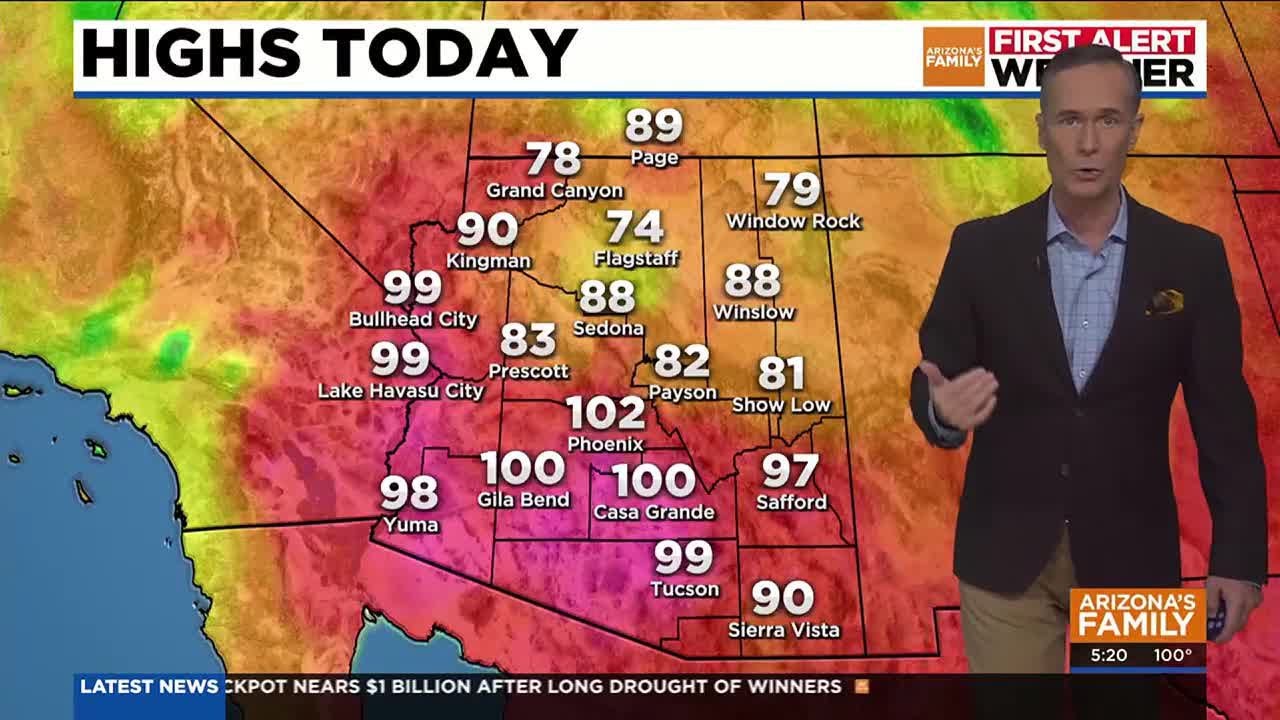 First Alert Weather for high winds, fire danger in metro Phoenix - YouTube