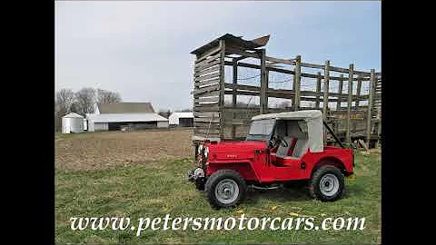 1960 Willys Jeep CJ-3B SOLD! www.petersmotorcars.com