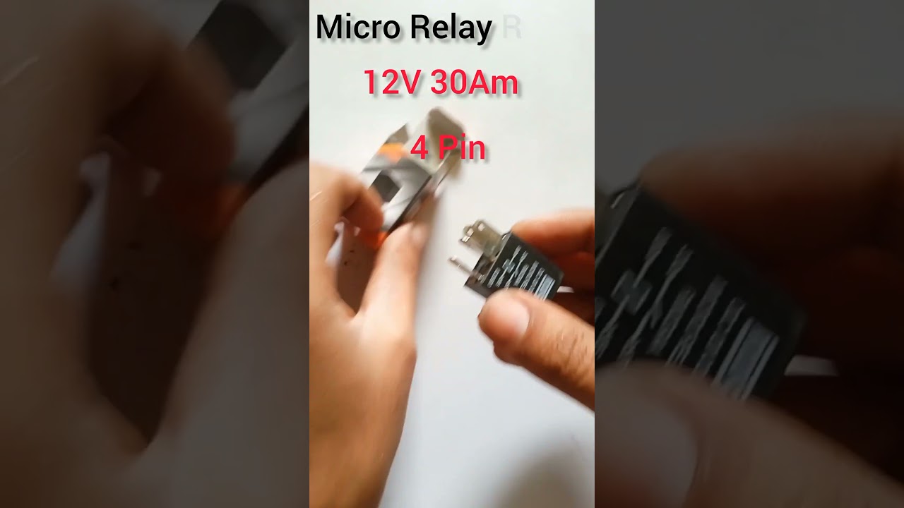 Micro Relay 4 Pin 12V Roots🔥💯