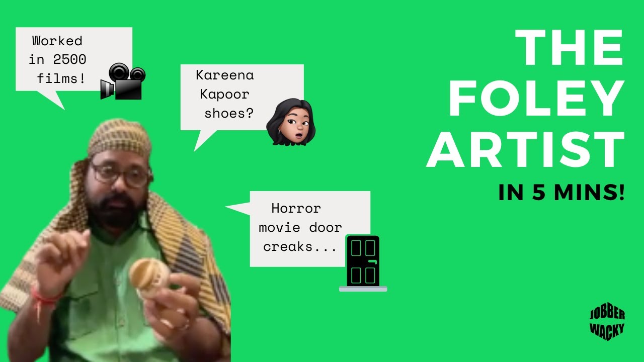 The Secret To Making It In BOLLYWOOD // Foley Artist Interview