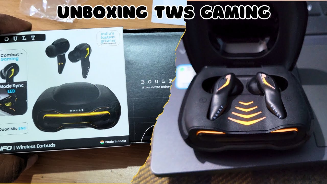 Boult Audio UFO Gaming TWS Under 1500 - Best Design Low Latency