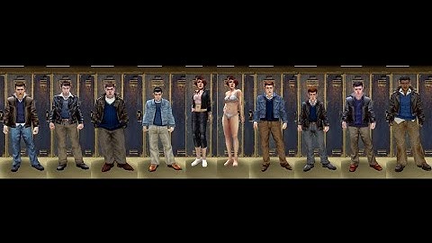 Bully Ae-Beta Greasers Clique Pack Mod Recreation