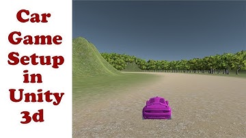 Car Game Setup in Unity 3d with Standard Assets and Terian , Basic