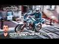 Honda africa twin 1100 dct 2020  boulot randos et tuto electro i test motorlive