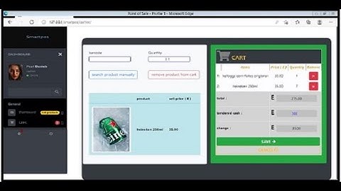 Point of Sale and Inventory System in PHP