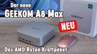 Hochleistungs PC Schnäppchen Geekom A8 Max Mini-PC Angebot mit AMD Ryzen