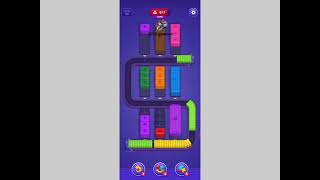 Loop master color jam sort level 35 Hard level solution for gameplay