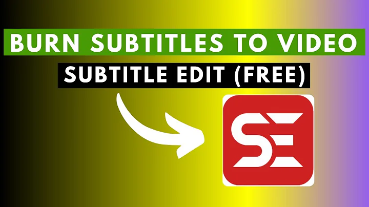 How to Permanently Burn Subtitles To a Video or Movie Using Subtitle Edit