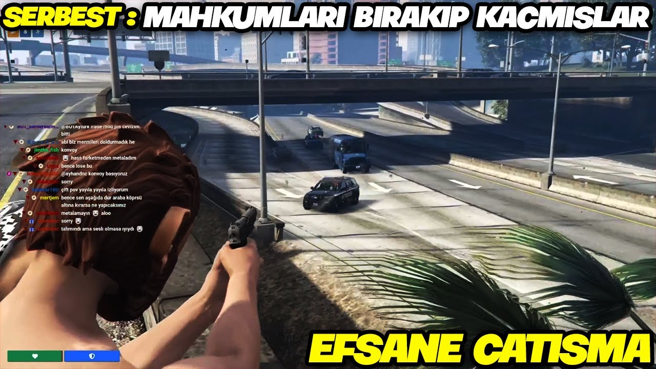 SERBEST VE EKİBİ KONVOY BASKINI l ED:V RP GTA V EFSANE ÇATIŞMA