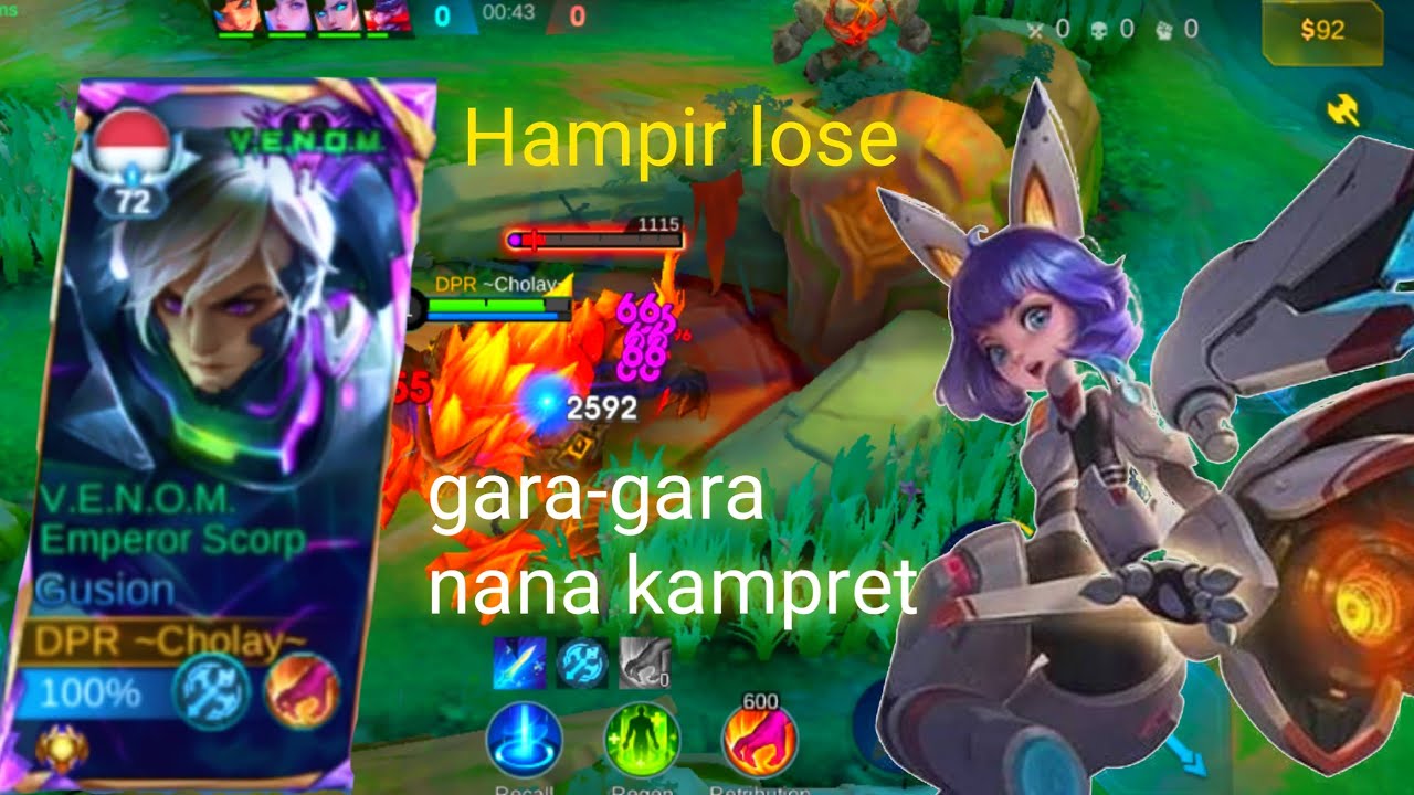 Team ngurus satu kucing saja tidak bisa, hampir lose gara-gara nana