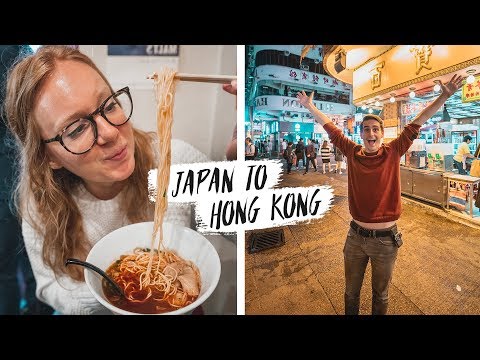 First Time Traveling to HONG KONG! - Goodbye Japan! 🇯🇵😭(Hiroshima to Hong Kong via HK Express)