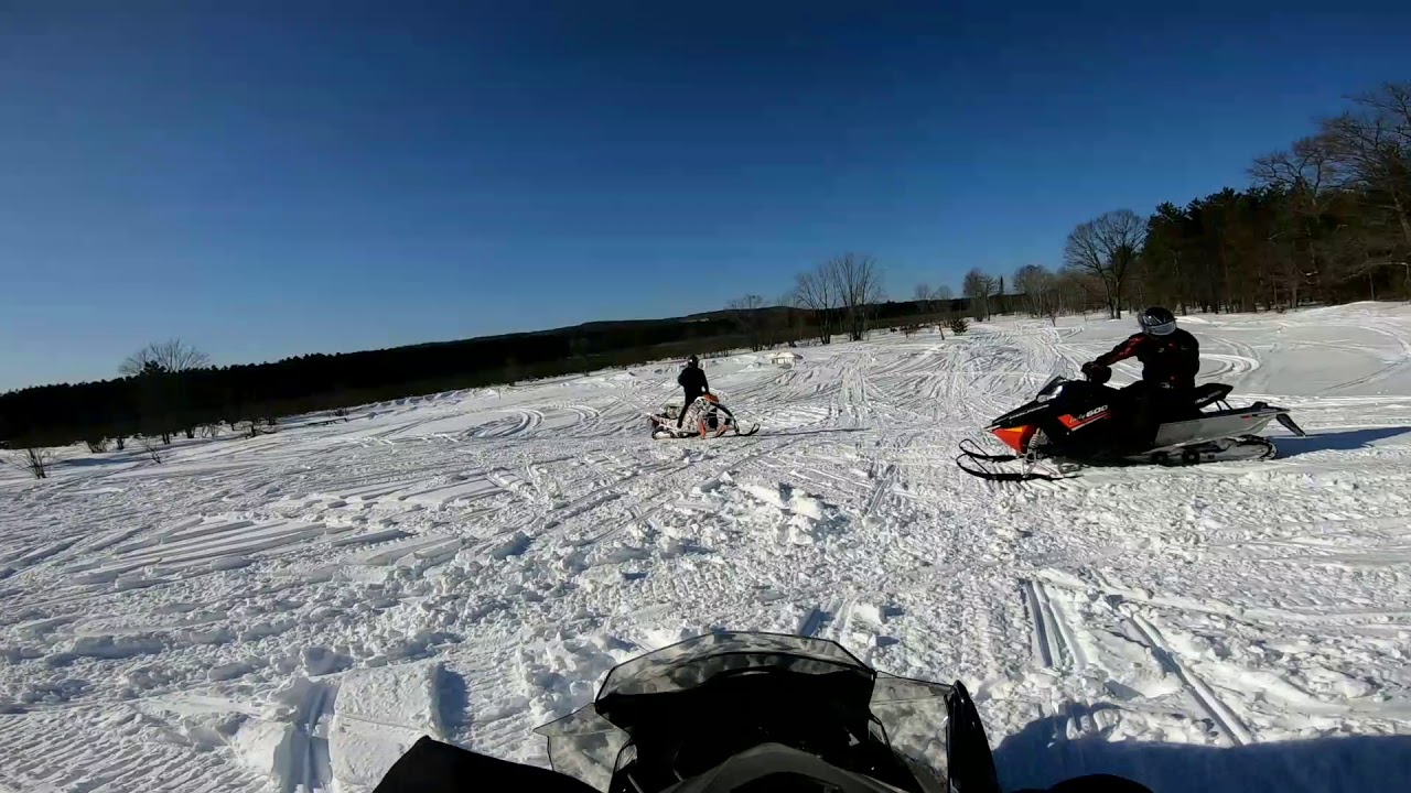 Snowmobiling 2020 Gaylord Michigan YouTube