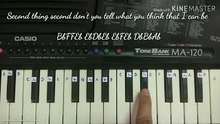Chords For Believer Imagine Dragons Beginners Keyboard Tutorial English Songs Piano Notes