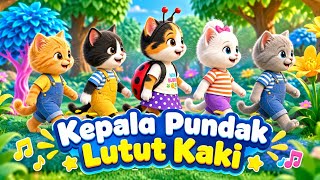 Download lagu Head Shoulders Knees and Toes | Indonesian Children's Songs | Educational Songs for Kids & Movement