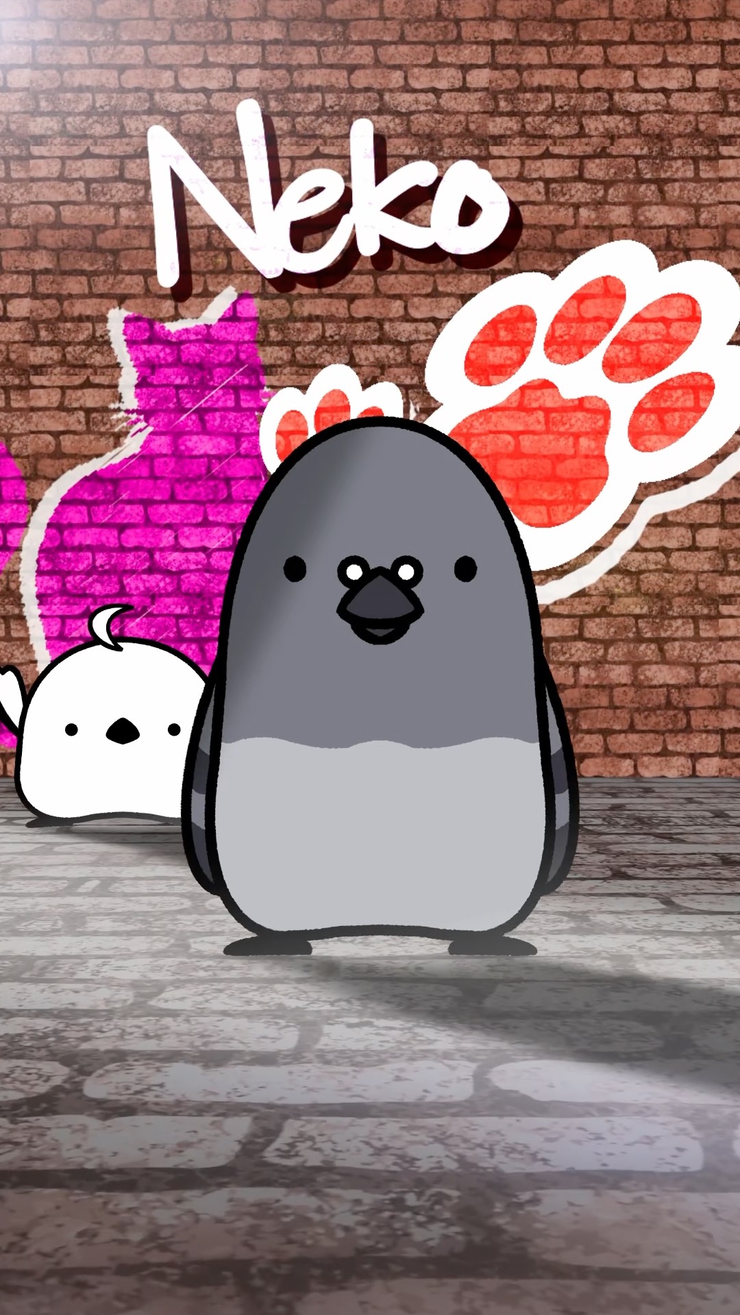 じゃれねこ『2月☆⑩さくら×シマエナガ』 Neko 🐈💖 #シマエナガ #shorts - YouTube