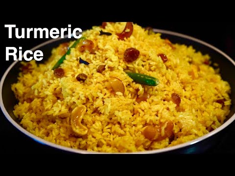 SWEET YELLOW PULAO RECIPE  BASANTI PULAO  Gobindobhog chaler pulao