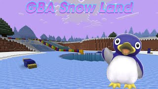 Mario Kart Minecraft - GBA Snow Land (Mario Kart 8 Deluxe Version)