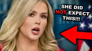 Press Sec. PANICS When Reporter Won't Back Down!