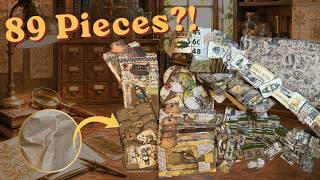 What 89 Pieces From 36 of Amazon Packaging Paper DIY Scientific Ephemera Research Wing
