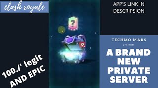 HOW TO DOWNLOAD CLASH ROYALE PRIVATE SERVER APK WITH LATEST TROOPS (MOD APPLICATION) screenshot 2