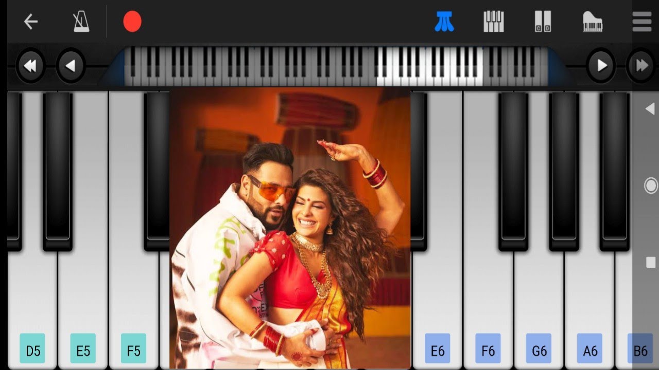 Genda Phool piano cover on Mobile perfect piano