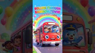 Rolling Through Rainbow Town 🚌🌈 | Fun Kids Sing Along &amp; Dance Song #nurseryrhymes #abcs #cocomelon