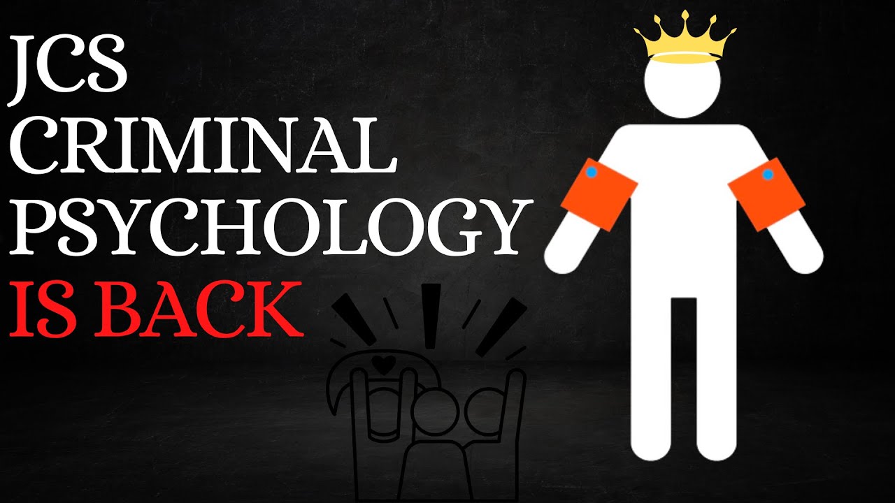 Jcs Criminal Psychology Guilty Until Proven Innocent The King Is Back JCS Criminal Psychology Has Returned To The Space In