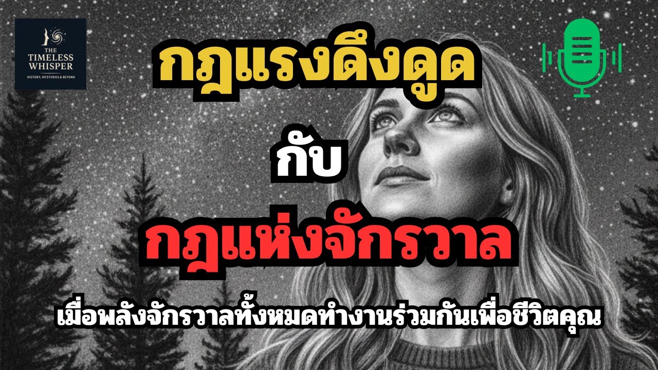 กฎแรงดึงดูดกับกฎแห่งจักรวาล  เมื่อพลังจักรวาลทั้งหมดทำงานร่วมกันเพื่อชีวิตคุณ