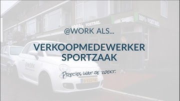 @WORK als VERKOOPMEDEWERKER | @WORK Personeelsdiensten