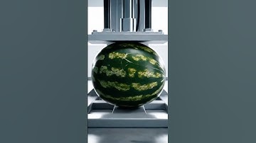 Crushing a Watermelon with AI 🤖🍉 ASMR