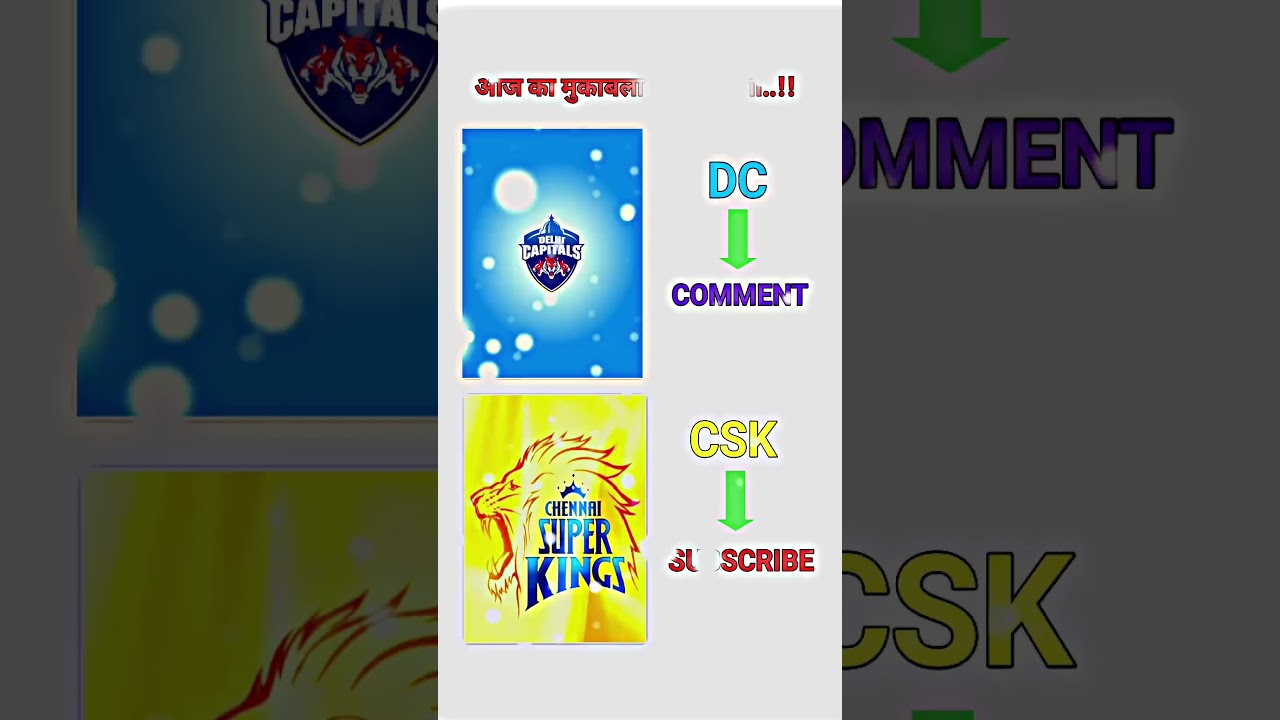 DEHLI CAPITAL VS CHENNAI SUPER KING 👑💖