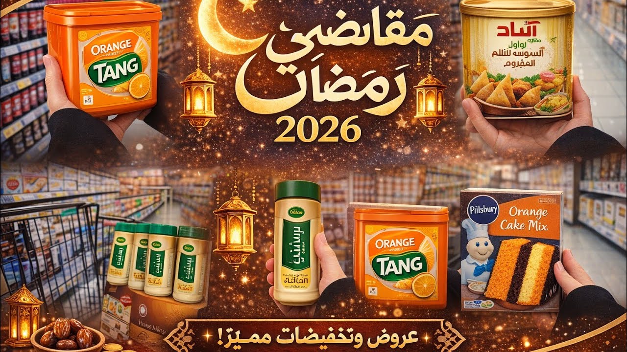 مشتريات مقاضي رمضان2026🌙|| العروضات القوية بدأت بمناسبة شهر رمضان🛒