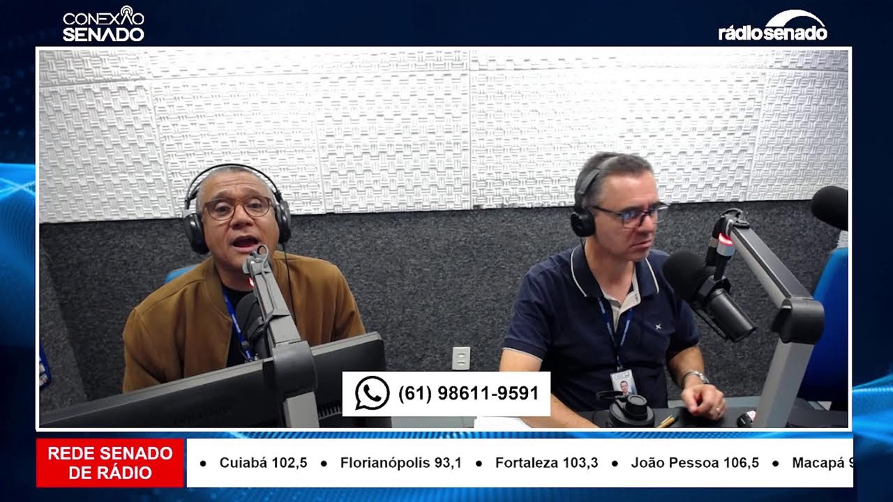 08/10/2025 Conexão Senado Federal Brasília - DF Rádio Senado -  Jornal TV📺 Senado 🇧🇷 Brasil Jornal TV