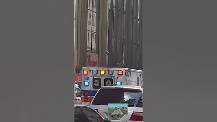 1 New York Pedestrian Ambulance And 1 FDNY Ambulance Responding NYC