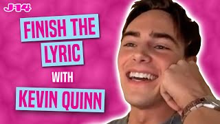 Video thumbnail of "Bunk'd Star Kevin Quinn Plays Finish The Lyric With J-14"