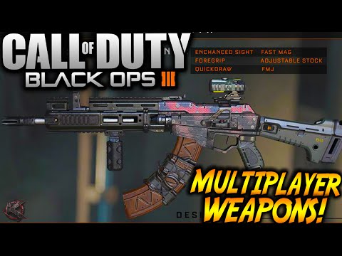 Black Ops 3 - Weapons CONFIRMED in Multiplayer - Black Ops 3 Multiplayer! (Arak, Man-O-War & VMP)