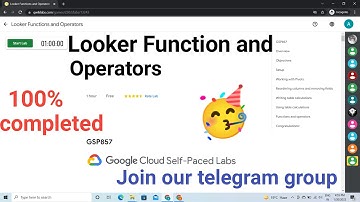 Looker Functions and Operators || #GSP857, #qwiklabs ,#learntoearn ,#myuniversitydays ,#googlecloud