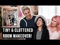 Tiny and Cluttered Bedroom Makeover!