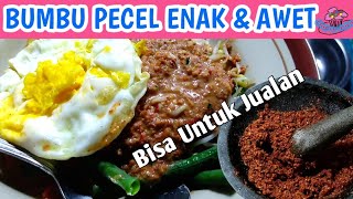 Resep Bumbu Pecel Enak dan Awet - Cara Membuat Sambal Pecel Sayur Sayuran