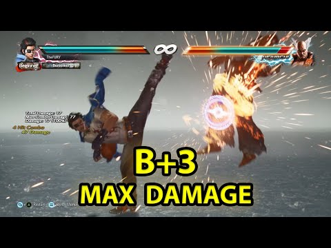 Hwoarang B3 Combos | Max Damage