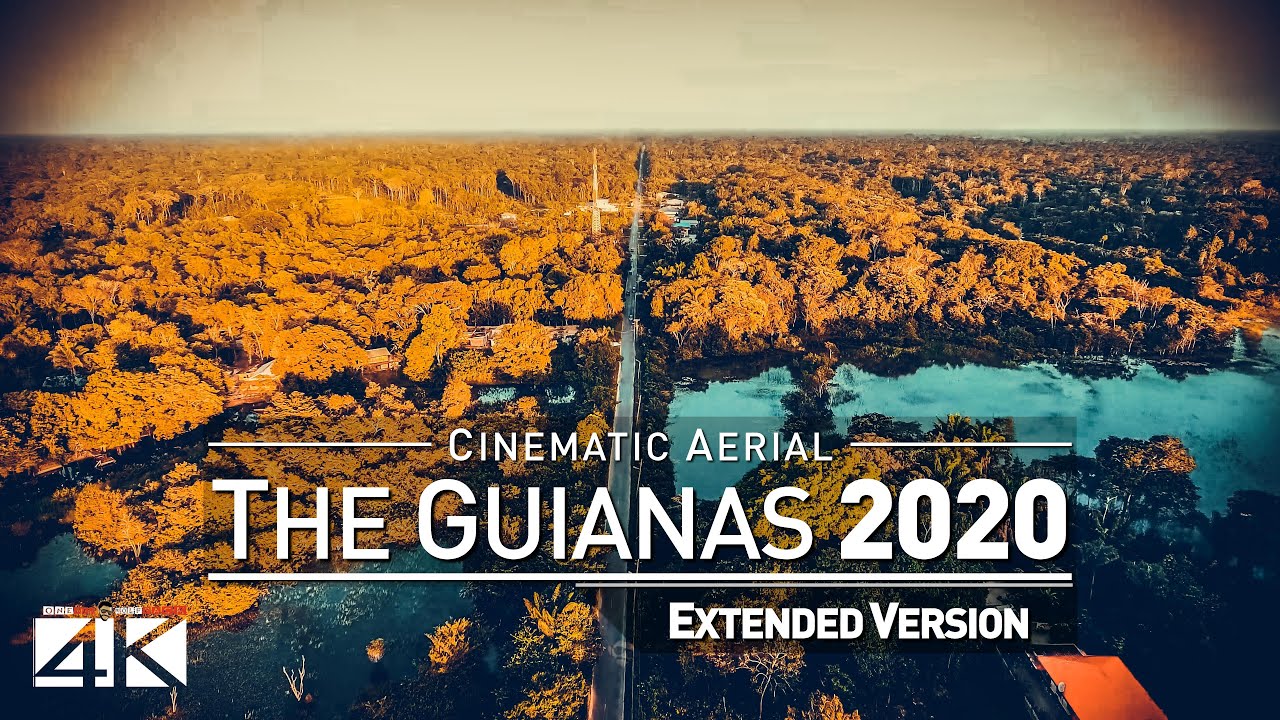 【4K】Drone Footage | The Beauty of The Guianas *EXTENDED* 19 Minutes 2019 | Cinematic Aerial Guyana