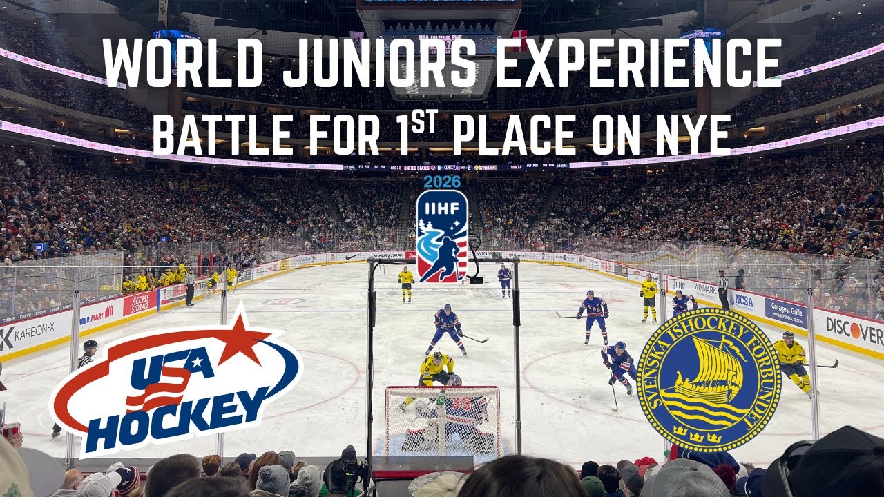 World Juniors Battle for Top of Group - USA vs Sweden