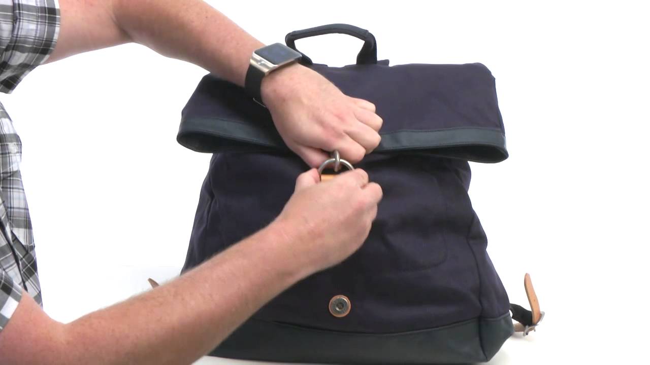 ben sherman roll top backpack