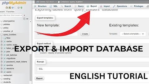 How to Import & Export Data in MySQL Like a Pro | MySQL Database Tutorial | English