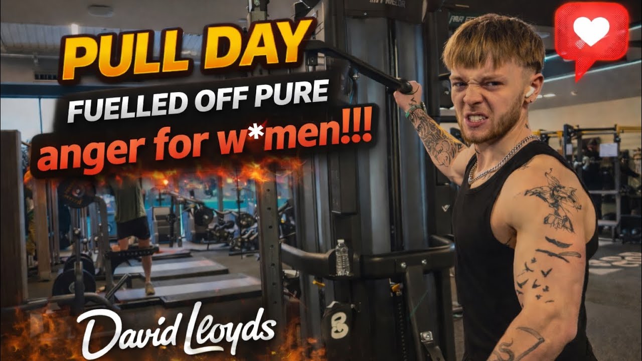PULL DAY AT DAVID LLOYDS GYM (FUELLED OFF PURE ANGER FOR WOMEN!!!)