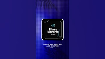 Glass Morphic Animation In Alight Motion 🔥 | #alightmotionedits #shorts #editing