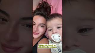 Melisa Asli Pamuk ve Oğlu Mylan ile Paylaşımı #melisaaslıpamuk #yusufyazıcı #magazin