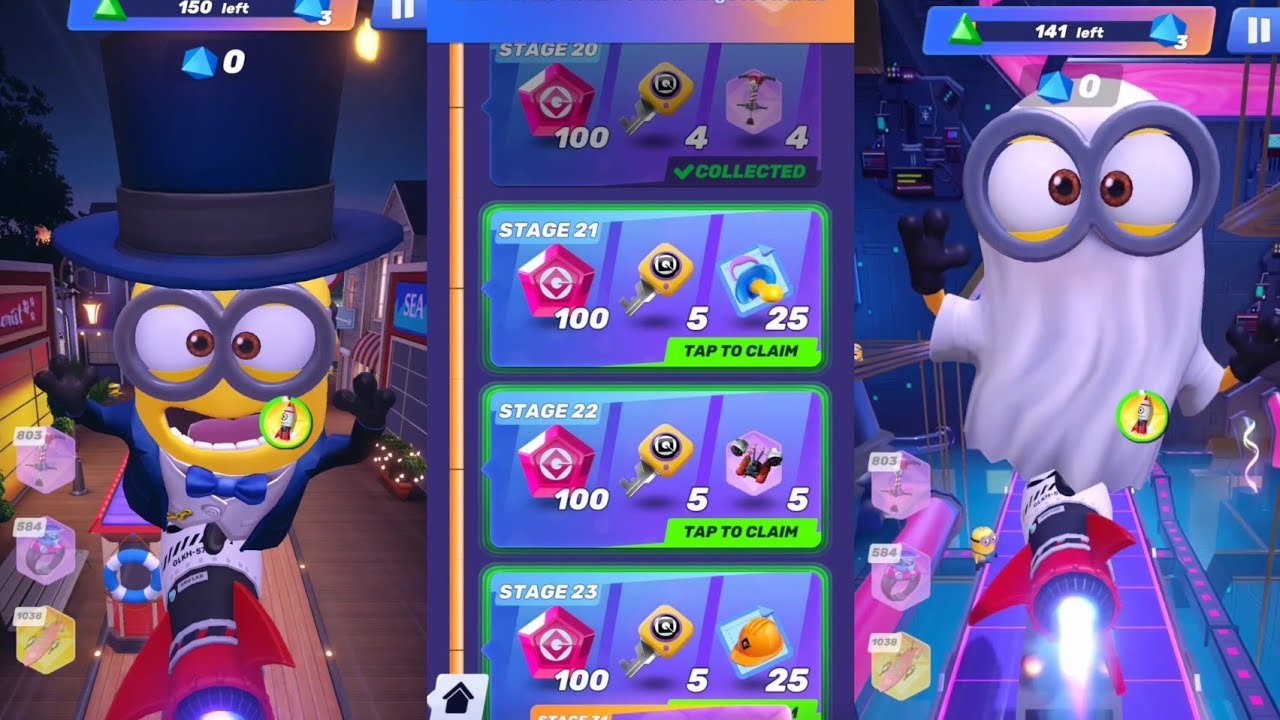 Minionaire vs Ghost | New Minion rush |